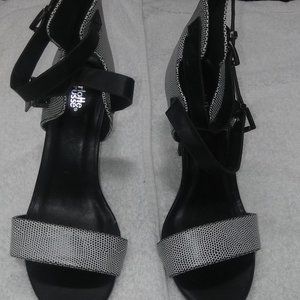 Charlotte Russe White and Black High Heel